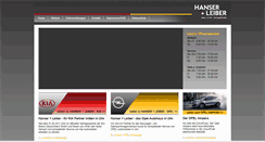 Desktop Screenshot of hanser-leiber.de